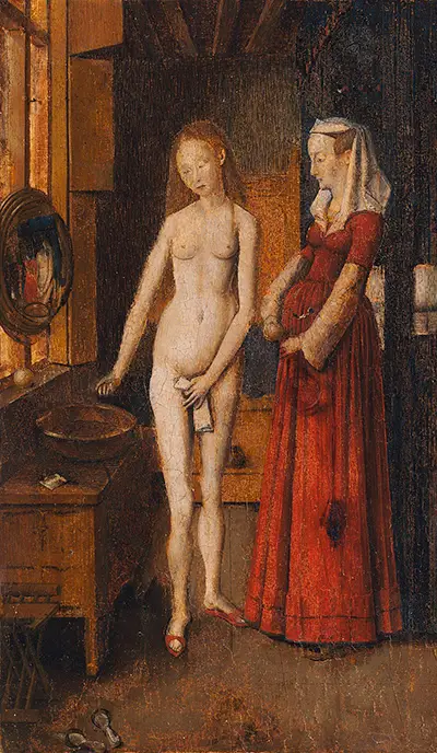 Woman Bathing Jan van Eyck